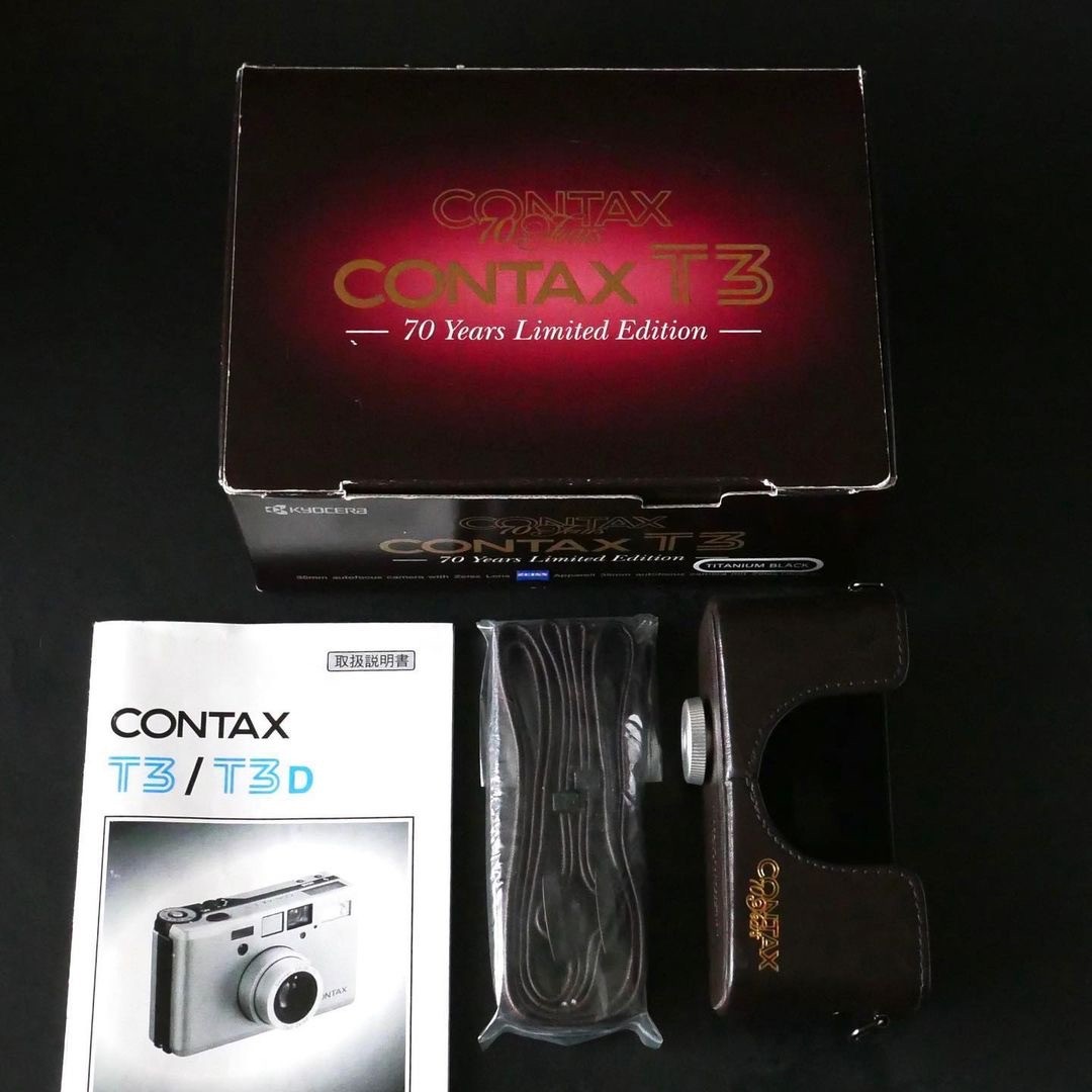 Used!! ) Contax T3 Titanium 70th Anniversary Limited - นายตัวน้อย