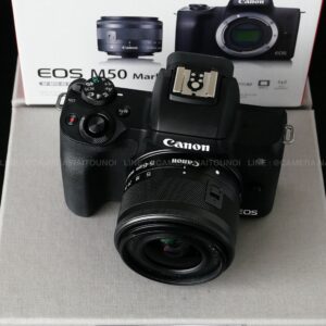 ( Used!! ) Canon M50 II Black + Canon EF-M 15-45 F3.5-6.3 IS STM