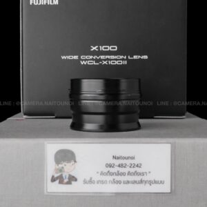 ( Used!! ) Fuji WCL-X100II Wide Conversion Lens For X100VI, X100V, X100F, X100S, X100 Black