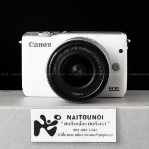 ( Used!! ) Canon M10 White + Canon 15-45 F3.5-5.6 IS STM