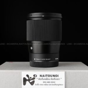 ( Used!! ) Sigma 16 F1.4 DC DN Black For Canon M Mount