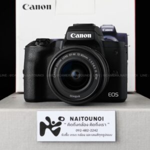 ( Used!! ) Canon M50 II Black + Canon EF-M 15-45 F3.5-6.3 IS STM