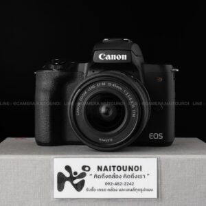 ( Used!! ) Canon M50 Black + Canon EF-M 15-45 F3.5-6.3 IS STM