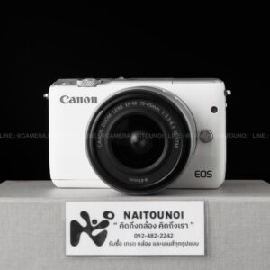 ( Used!! ) Canon M10 White + Canon 15-45 F3.5-5.6 IS STM